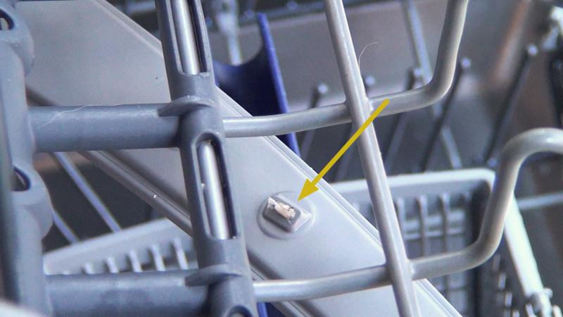 Massiv verstopfter Spülarm Massiv verstopfter Spülarm