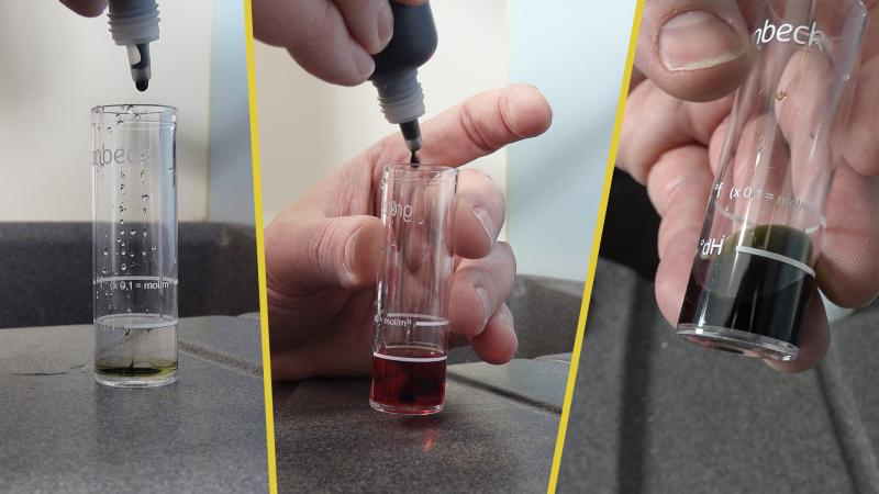 Wasserhärte durch Titrieren bestimmen