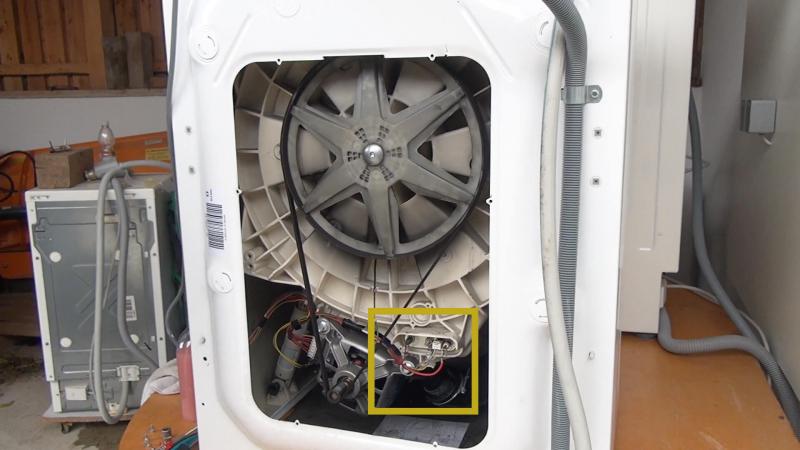 Innenleben der Waschmaschine