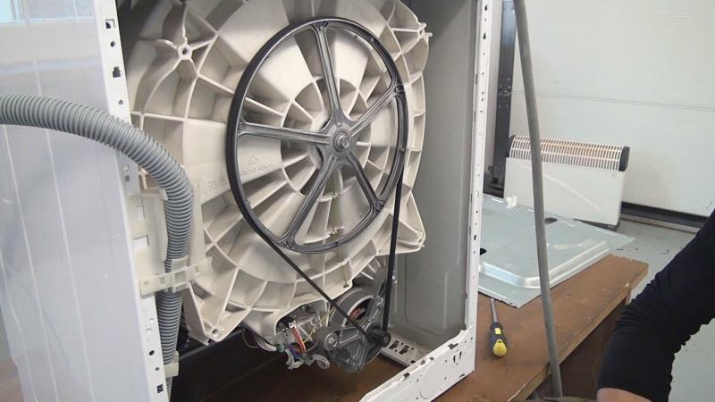 Heizstab wechseln freier Blick ins Innere