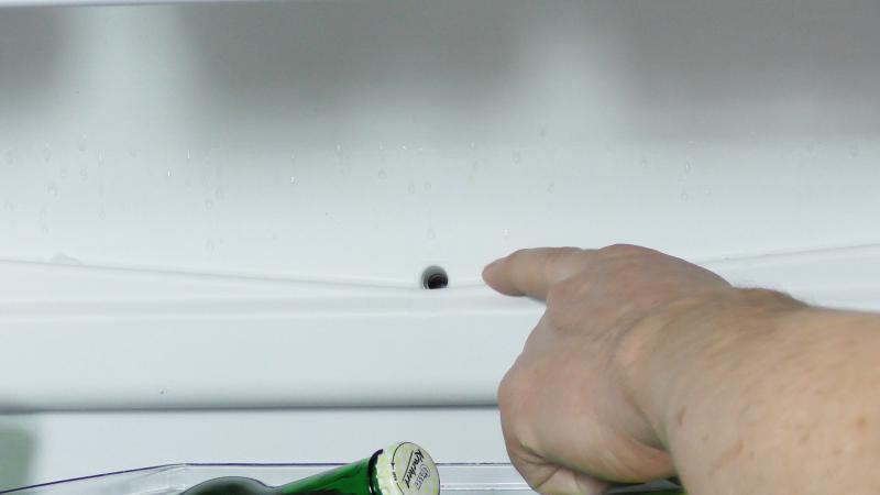 Abfluss für das Kondenswasser