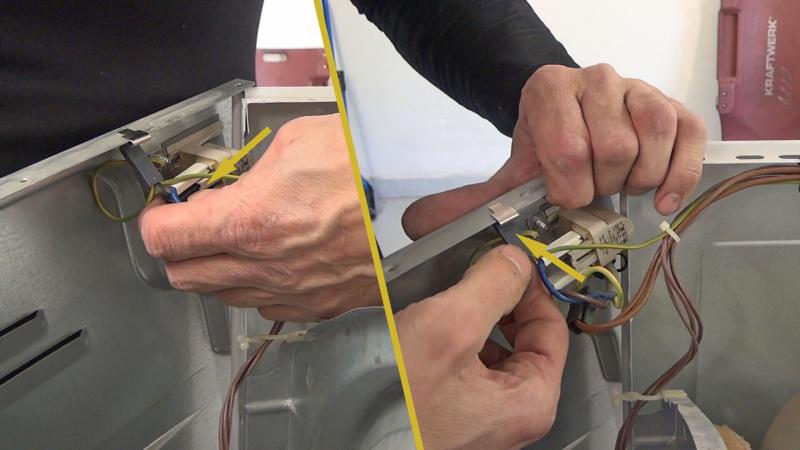 Stromanschluss abklemmen Stromanschluss abklemmen