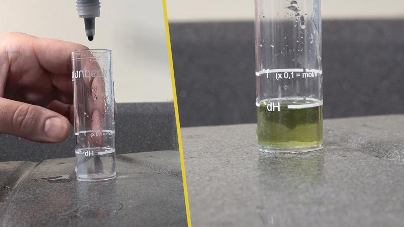 Wasserhärte des Spülwassers bestimmen