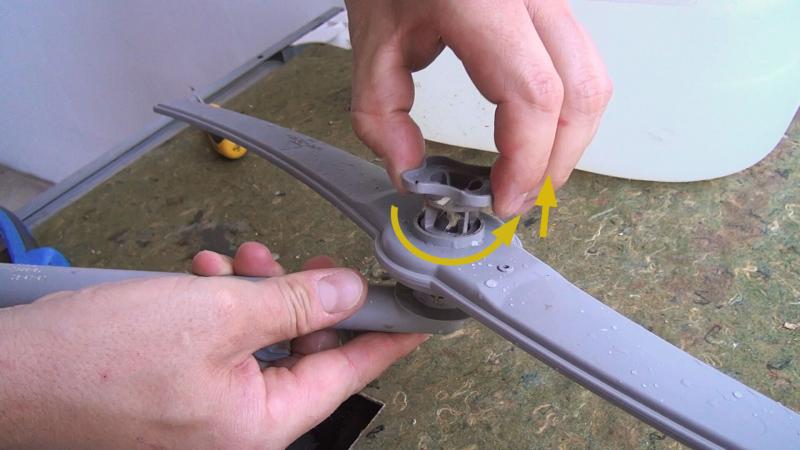 Spülarms zerlegen Spülarms zerlegen