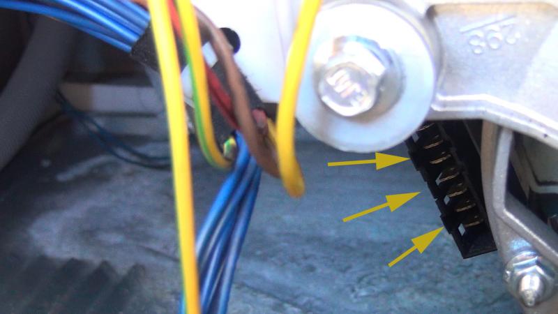 Motoranschluss abstecken Motoranschluss abstecken