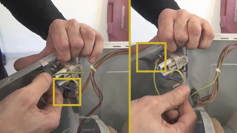 Stromanschluss abklemmen