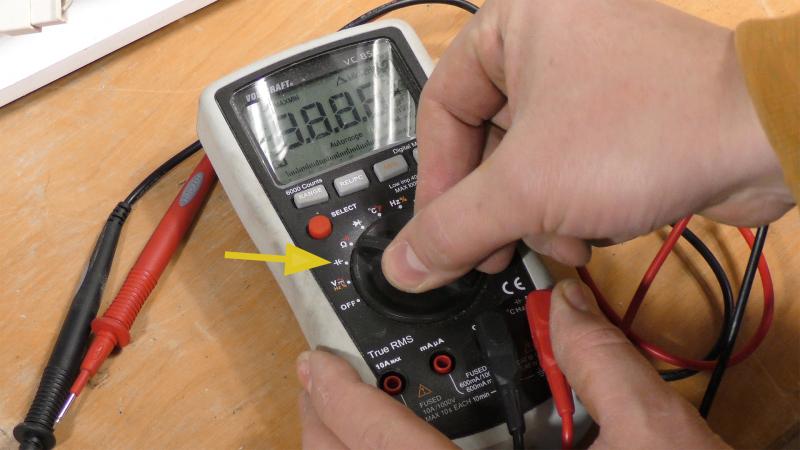 Messgerät einstellen