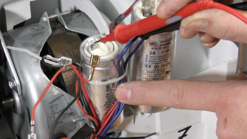 Motorkondensators hat bereits an Kapazität verloren