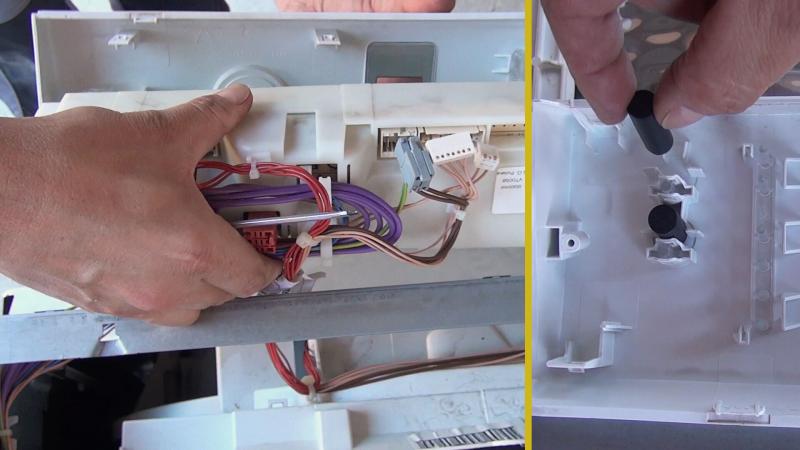 Platinengehäuse vom Bedienelement abziehen