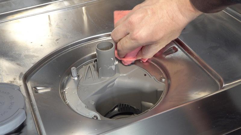 Pumpensumpf und Pumpentopf reinigen