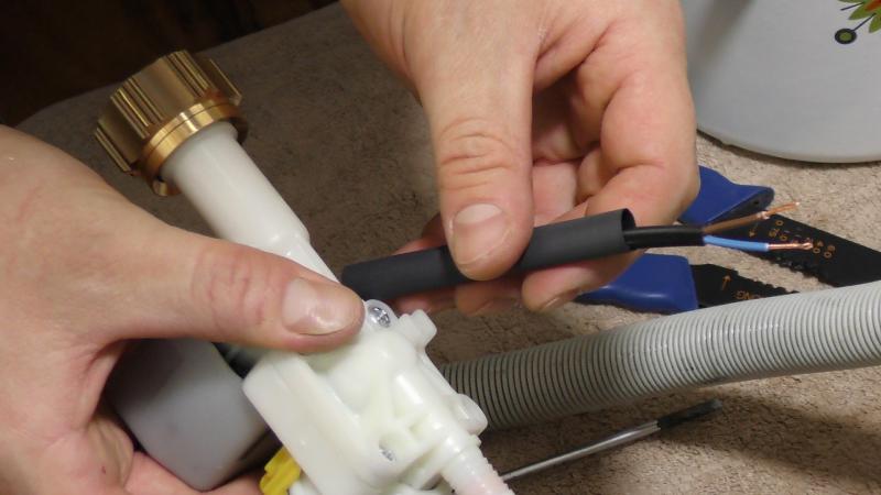 Schrumpfschlauch überziehen Schrumpfschlauch überziehen