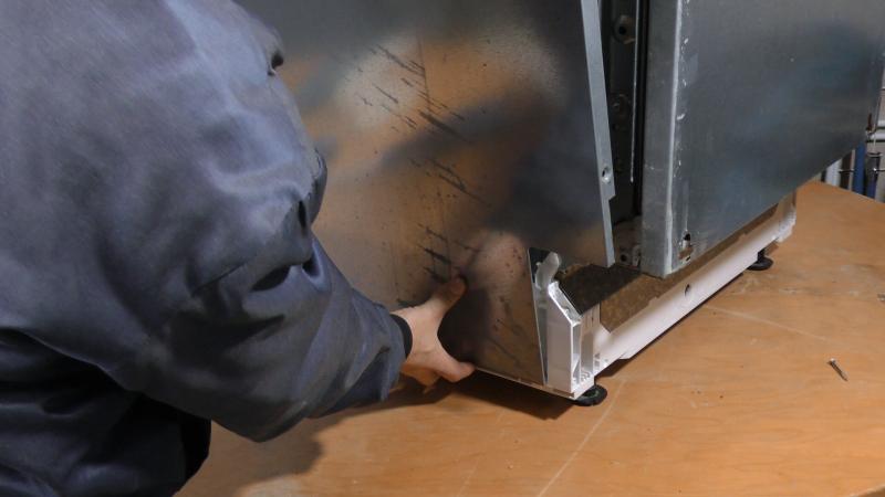 Seitenwand einhängen Seitenwand einhängen