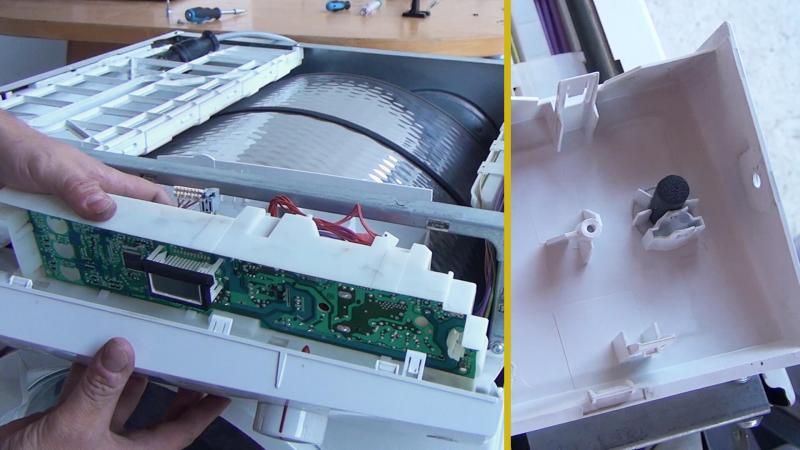 Bedienelement wieder aufsetzen