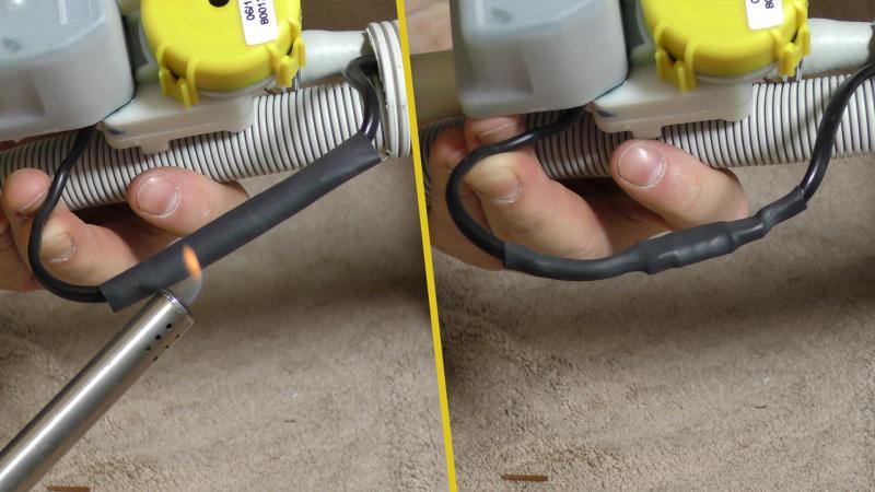 Schrumpfschlauch schrumpfen Schrumpfschlauch schrumpfen