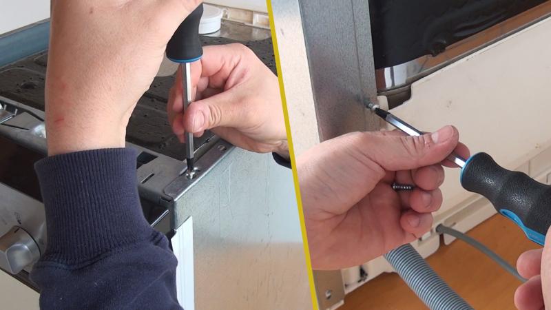 Seitendeckel verschrauben Seitendeckel verschrauben