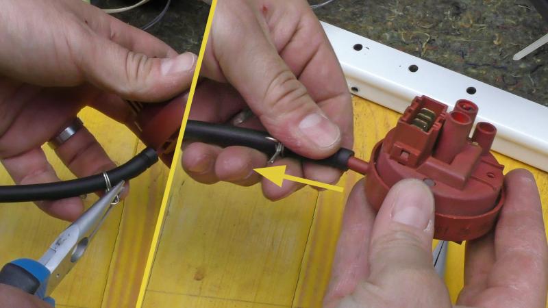 kaputten Schlauch abstecken