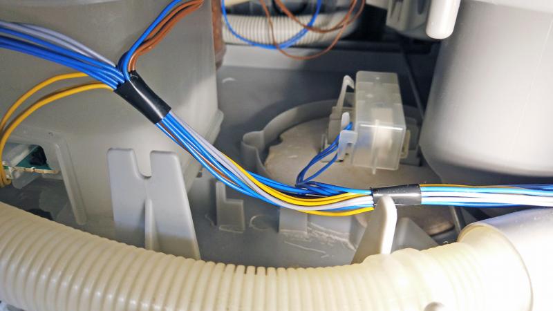 Probelauf des Spülmaschine