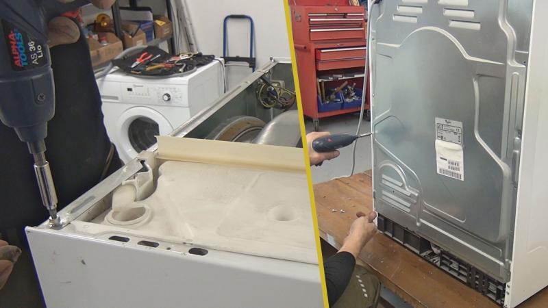 Geräterückwand verschrauben