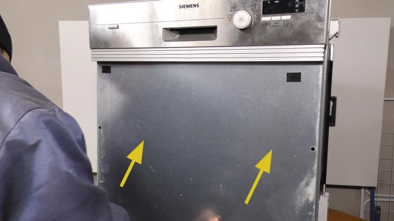 Spülmaschine untere Türdichtung wechseln-Front montieren Spülmaschine untere Türdichtung wechseln-Front montieren