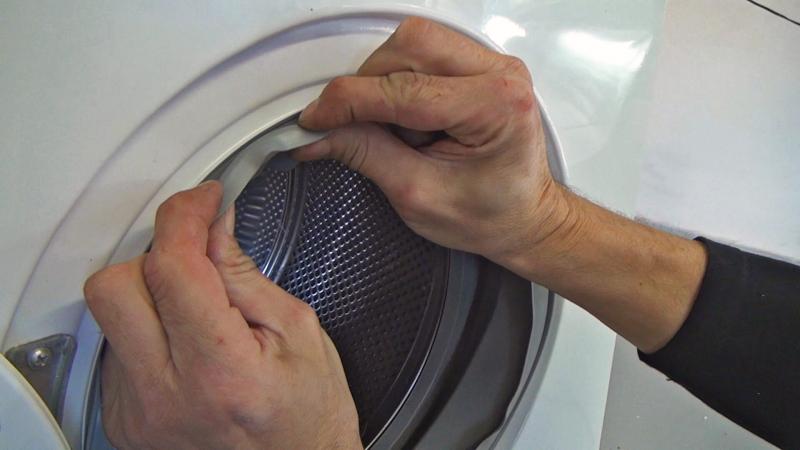 Türdichtung über die Front stülpen Türdichtung über die Front stülpen