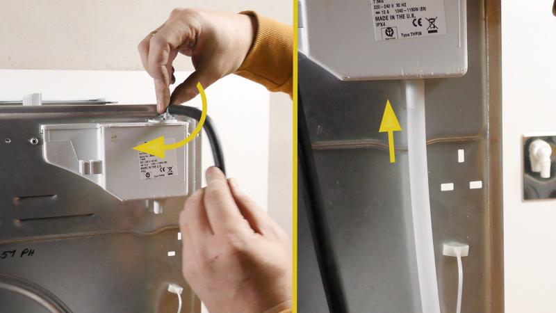 Schläuche der Pumpe anschließen