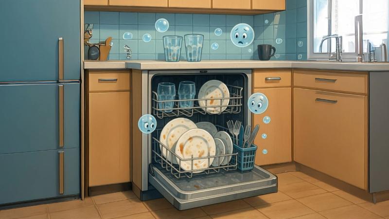 Warum reinigt die Spülmaschine das Geschirr nicht richtig?