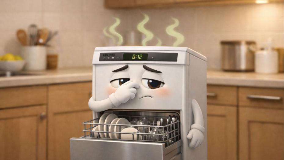 Warum riecht die Spülmaschine unangenehm und wie kannst du den Geruch loswerden?