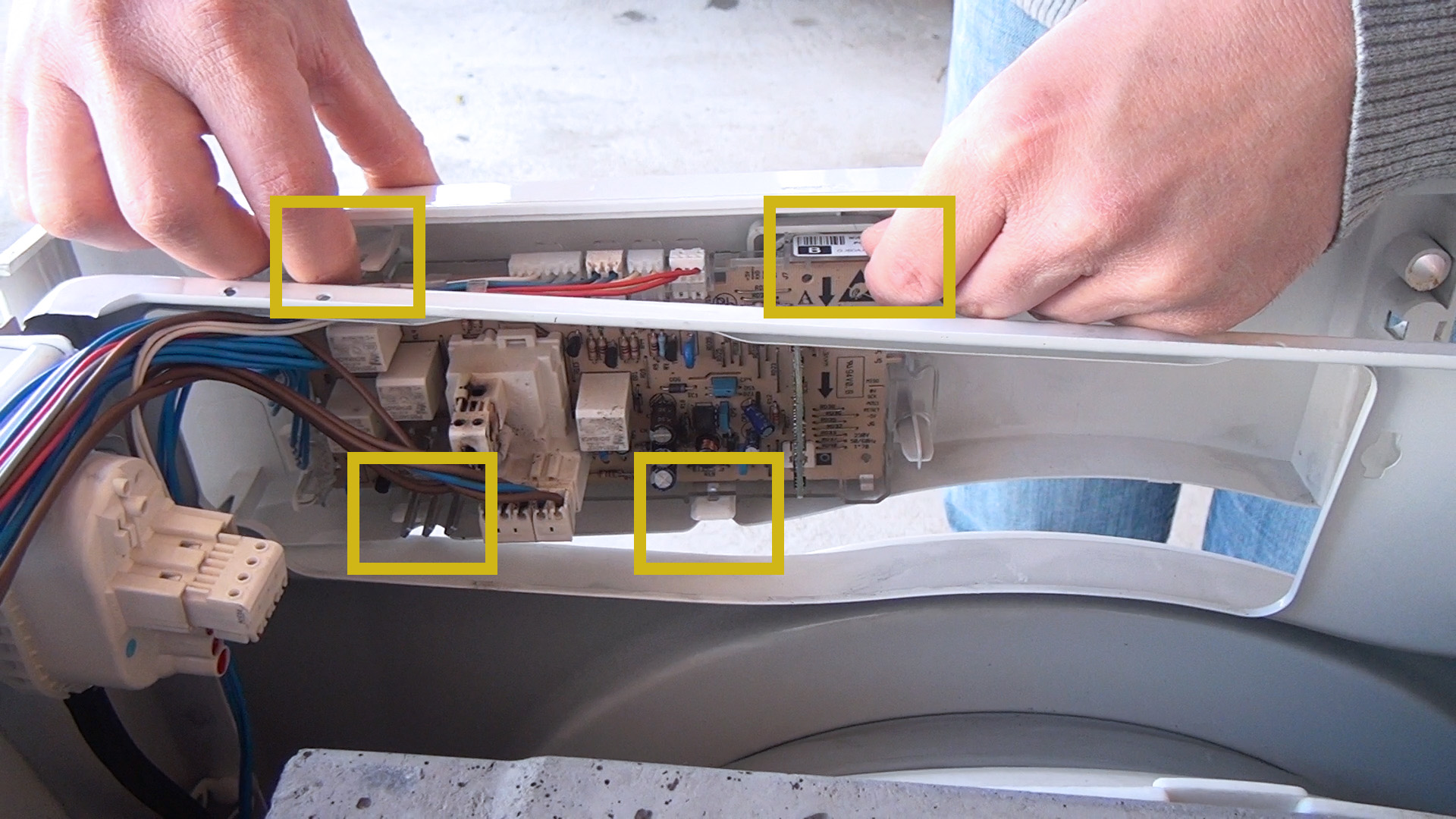 Waschmaschine löst den FI aus Elektronik tauschen (Gorenje)